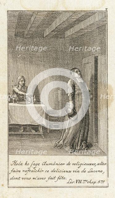 Illustration for Le Sage's 'Gil Blas', 1783. Creator: Daniel Nikolaus Chodowiecki.