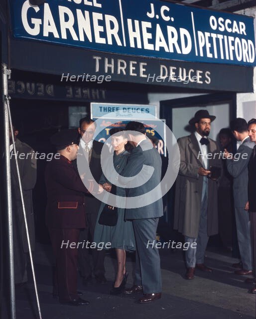 Portrait of Gilbert J. Pinkus, Three Deuces, New York, N.Y., ca. July 1948. Creator: William Paul Gottlieb.
