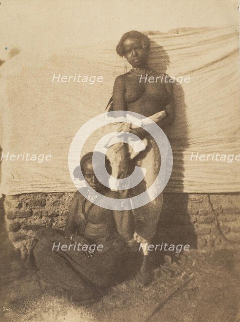 [Two Women], 1852. Creator: Ernest Benecke.