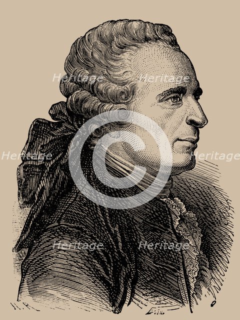 Portrait of Portrait of Jean le Rond D'Alembert (1717-1783), .