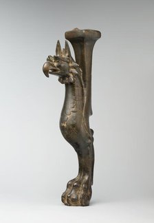 Throne Leg in the Shape of a Griffin, probably Western Iran, late 7th-early 8th century. Creator: Unknown.