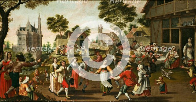 A village wedding, 1647. Creator: Bordelet, Louis (active 1640s).