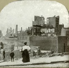 'Looking west from the Jewish Synagogue', 1906.  Creator: Unknown.