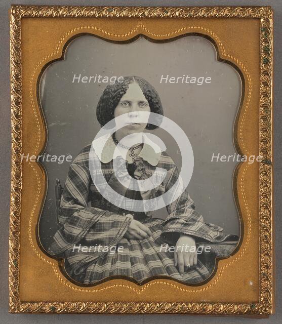 Portrait of a Seated Mulatto Woman, about 1850-1852. Creator: Unknown.