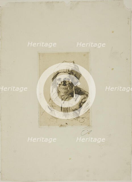 Grandmother I, 1884. Creator: Anders Leonard Zorn.