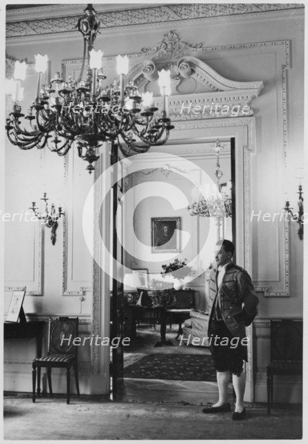 Ante-room and doorway into the drawing room, British Embassy, Berlin, Germany, 1939. Artist: Unknown.