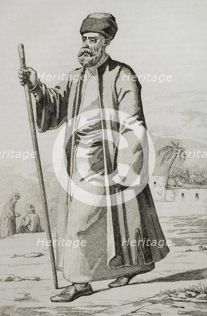 Armenian pontiff, 1838. Creator: Unknown.