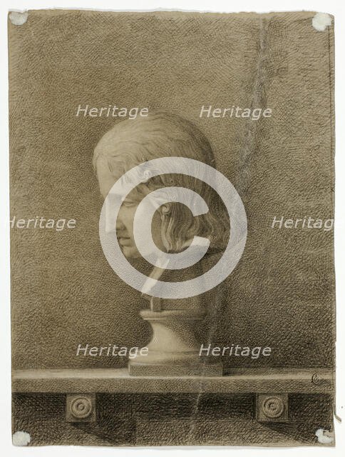 Marble Bust of a Young Man, n.d. Creator: Unknown.