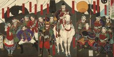 Heroes of the Shimazu Clan, 1877. Creator: Tsukioka Yoshitoshi.