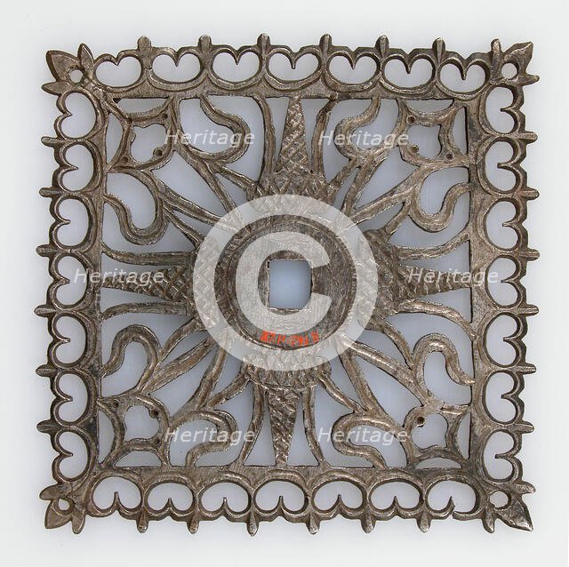 Door plate, German, 16th century. Creator: Unknown.