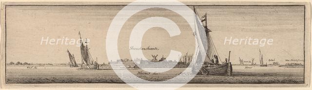 View of Shenckenschantz, 1647. Creator: Wenceslaus Hollar.