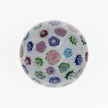 Paperweight, France, c. 1845-60. Creator: Saint-Louis Glassworks.