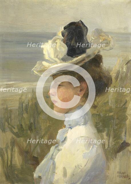 Young Woman, Gazing at the Sea, c.1895-c.1900. Creator: Isaac Lazerus Israels.