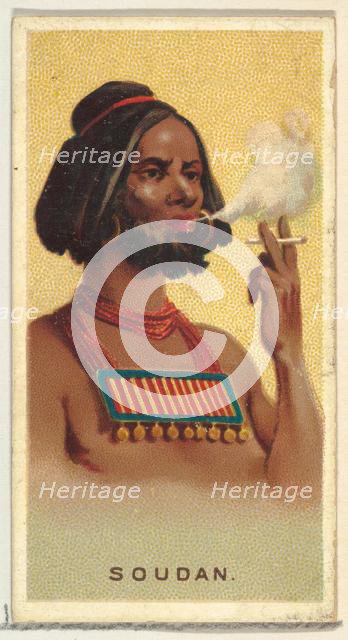 Sudan, from World's Smokers series (N33) for Allen & Ginter Cigarettes, 1888. Creator: Allen & Ginter.