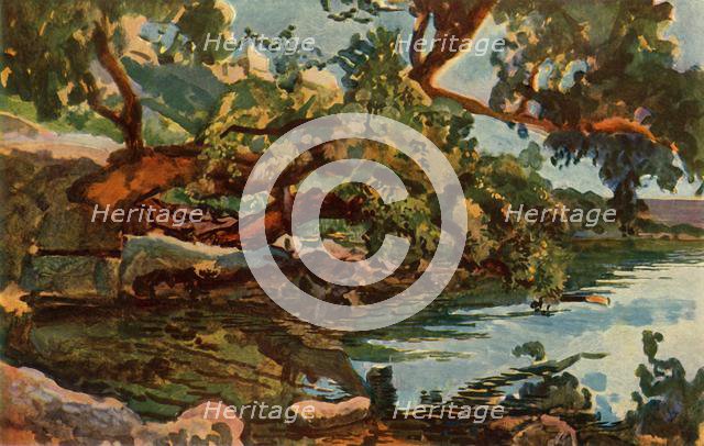 'Lake Nemi', 1830s? (1965). Creator: Aleksandr Ivanov.