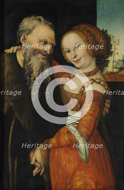 The Ill-matched Couple, ca 1530.