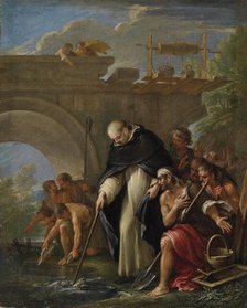 The Celebration Miracle of Saint Vincent Ferrer, Second Half of the 17th cen. Creator: Lauri, Filippo (1623-1694).