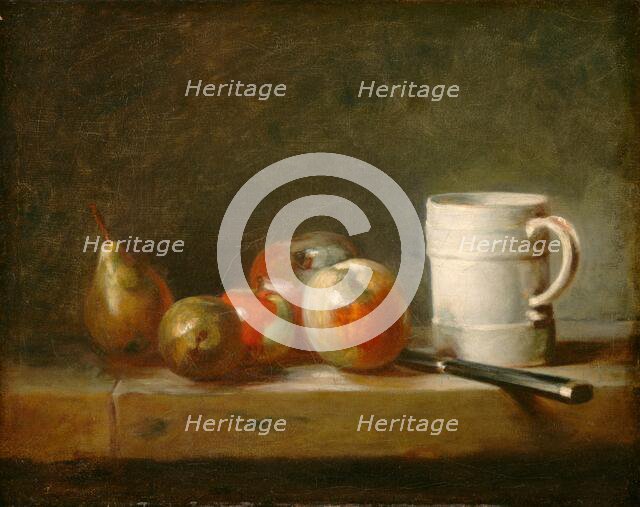 Still Life with a White Mug, c. 1764. Creator: Jean-Simeon Chardin.