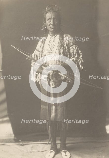 Crow chief, 1910. Creator: Edward Sheriff Curtis.
