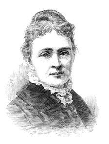 The widow of the late President Garfield, 1881. Creator: Unknown.