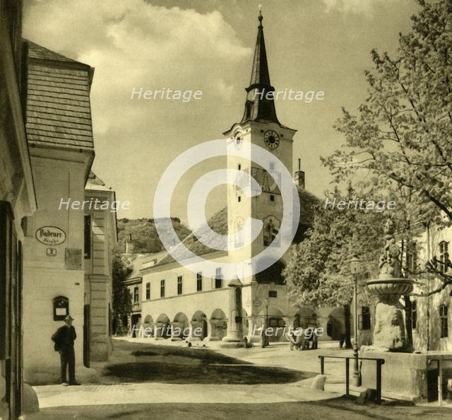 Town hall, Gumpoldskirchen, Mödling, Lower Austria, c1935.  Creator: Unknown.
