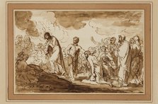 The Baptism of Christ, 1813. Creator: Benjamin West.