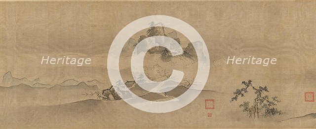 Landscape of China: Eight Views of the Xiao and Xiang Rivers, 17th-18th century. Creator: Kanô Yôboku Tsunenobu.
