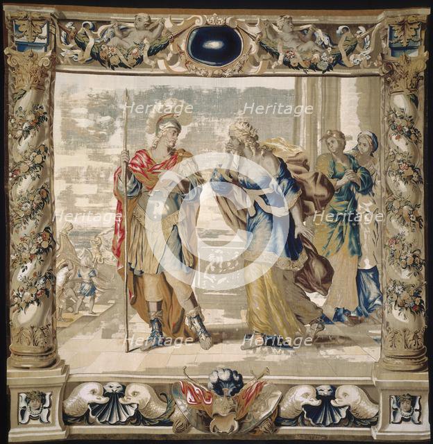 Aeneas says Farewell to Dido, 1679. Creator: Giovanni Francesco Romanelli (Italian, 1610-1662); Michael Wauters (Flemish, 1679).