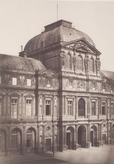 Pavillon de l'Horloge, Louvre, 1852-53. Creator: Edouard Baldus.