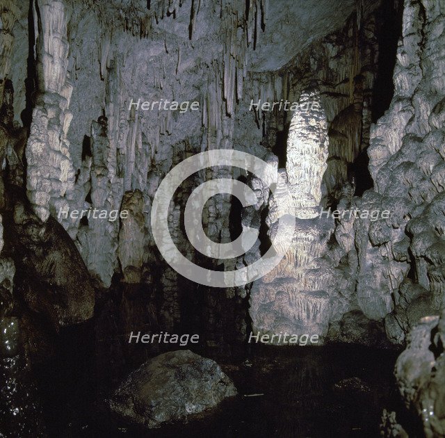 Inside the Diktaen cave Artist: Unknown