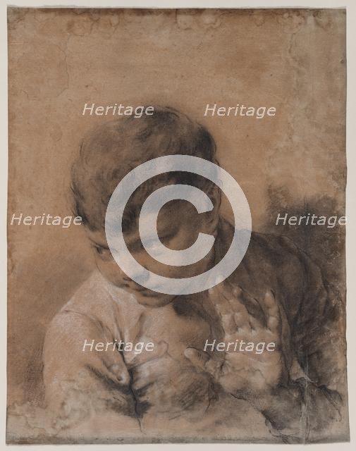 A Portrait of the Artist's Son Giacomo, c. 1735. Creator: Giovanni Battista Piazzetta (Italian, 1682-1754).