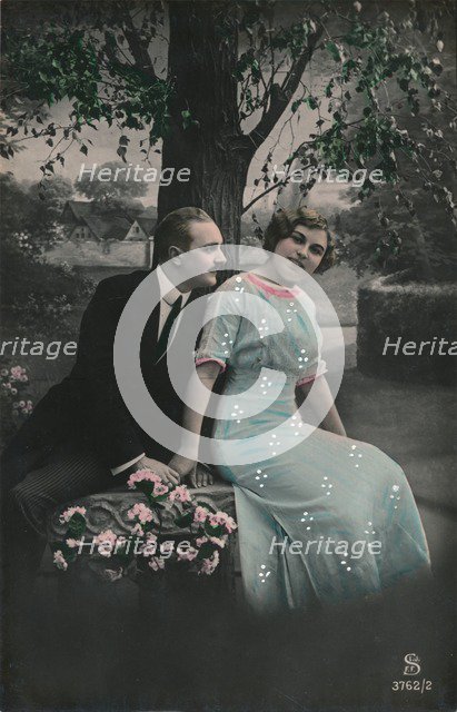 'Romantic postcard', c1910. Artist: Unknown.