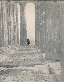 'In the Portico of the Parthenon', 1913. Artist: Unknown.