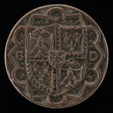 Shield of Este on Floriated Ground [reverse], c. 1475/1505. Creator: Unknown.