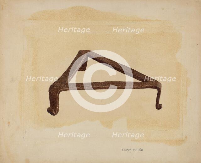 Trivet, 1935/1942. Creator: Charles McLoin.