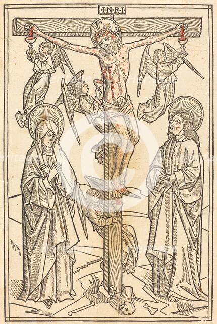 Christ on the Cross with Angels, 1481. Creator: Unknown.