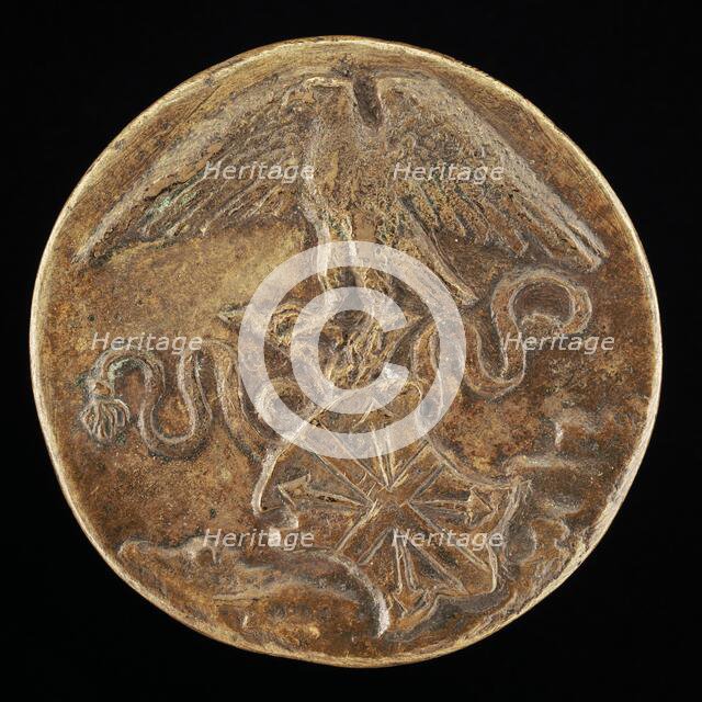 Eagle and Machiavelli Shield [reverse], c. 1480/1485. Creator: Unknown.