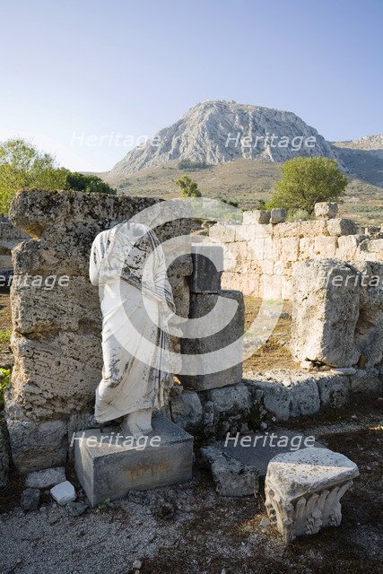 The bouleuterion at Corinth, Greece. Artist: Samuel Magal