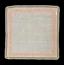 Handkerchief, Russian, 1860-80. Creator: Unknown.