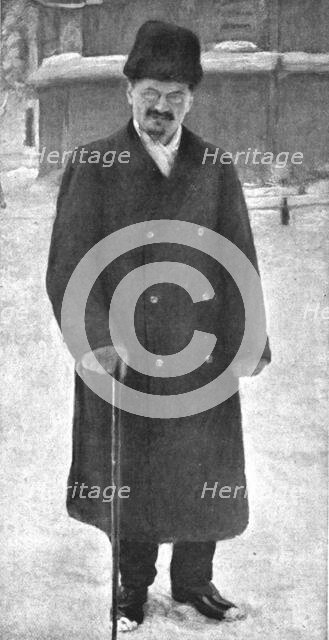 'La paix des Bolcheviks; Trotzky a Brest-Litovsk', 1918. Creator: Unknown.