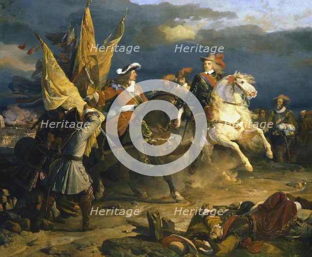 'The Battle of Villa Viciosa', 11 December 1710 (19th century). Artist: Jean Alaux