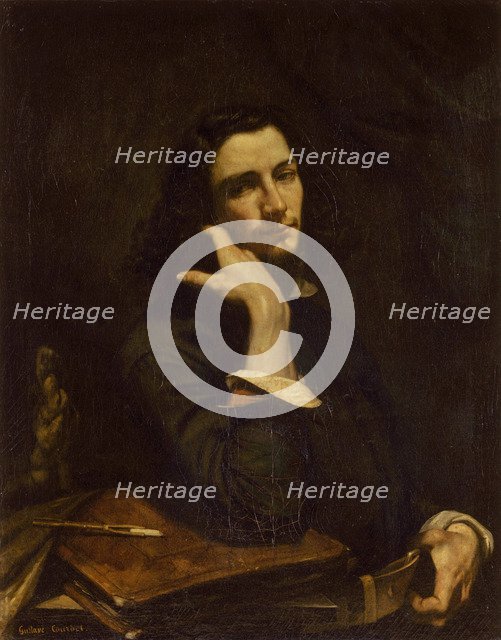 The man with the leather belt (Self-Portrait), 1845-1846.