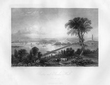 Boston and Bunker Hill, Massachusetts, 1855.Artist: F O Freeman