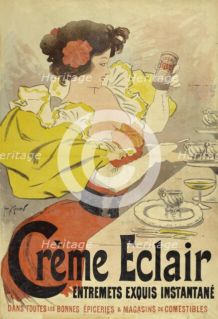 Crème Eclair, entremets exquis instantané, 1895. Creator: Meunier, Henri Georges (1873-1922).