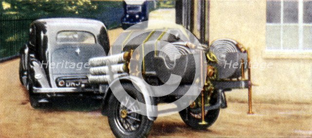 Air Raid Precautions, cigarette card, British, 1938. Artist: Unknown