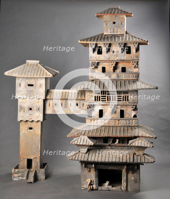 Model of a Multistory House, 25-220. Creator: Chinese Master.