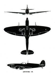 Supermarine Spitfire Mk IX, 1941. Artist: Unknown