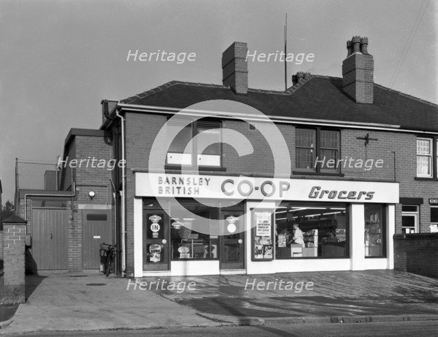 Barnsley Co-op, Kendray branch exterior, Barnsley, South Yorkshire, 1961. Artist: Michael Walters