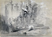 'Hudibras in the Stocks', 1850. Artist: Sir John Gilbert