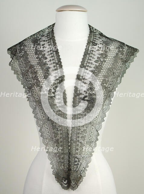 Fichu, French, 1877. Creator: Unknown.